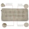 Classic Accessories Indoor/Outdoor Bench Cushion, 42 x 18 x 5", Khaki 62-198-015801-EC - alternate 5